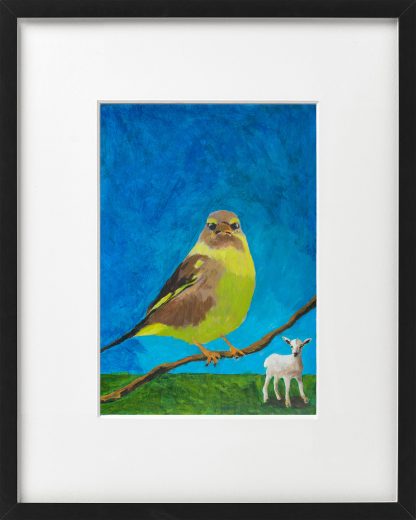 Vogel en lam
